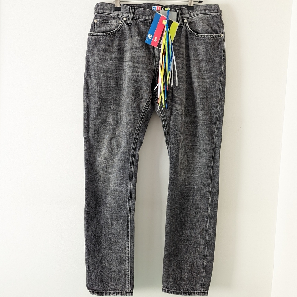 MSGM Gray Wash Denim Jeans Italy 50 L Men's
